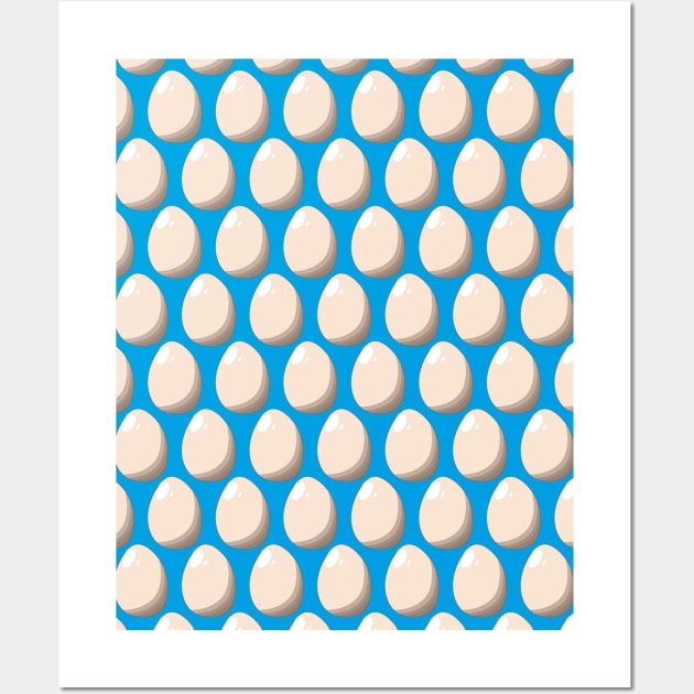 Egg Pattern Wall Art by nickemporium1